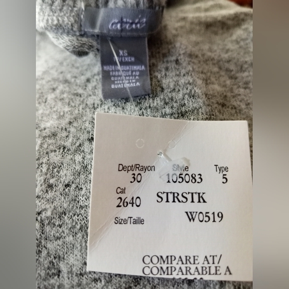 Aerie Gray brushed cotton romper. NWT.  Size xs. - Picture 7 of 7